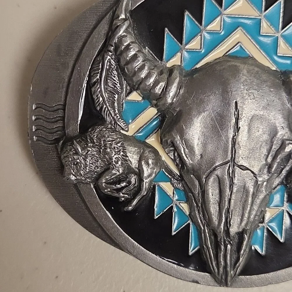 Siskiyou Buffalo Skull Belt 39